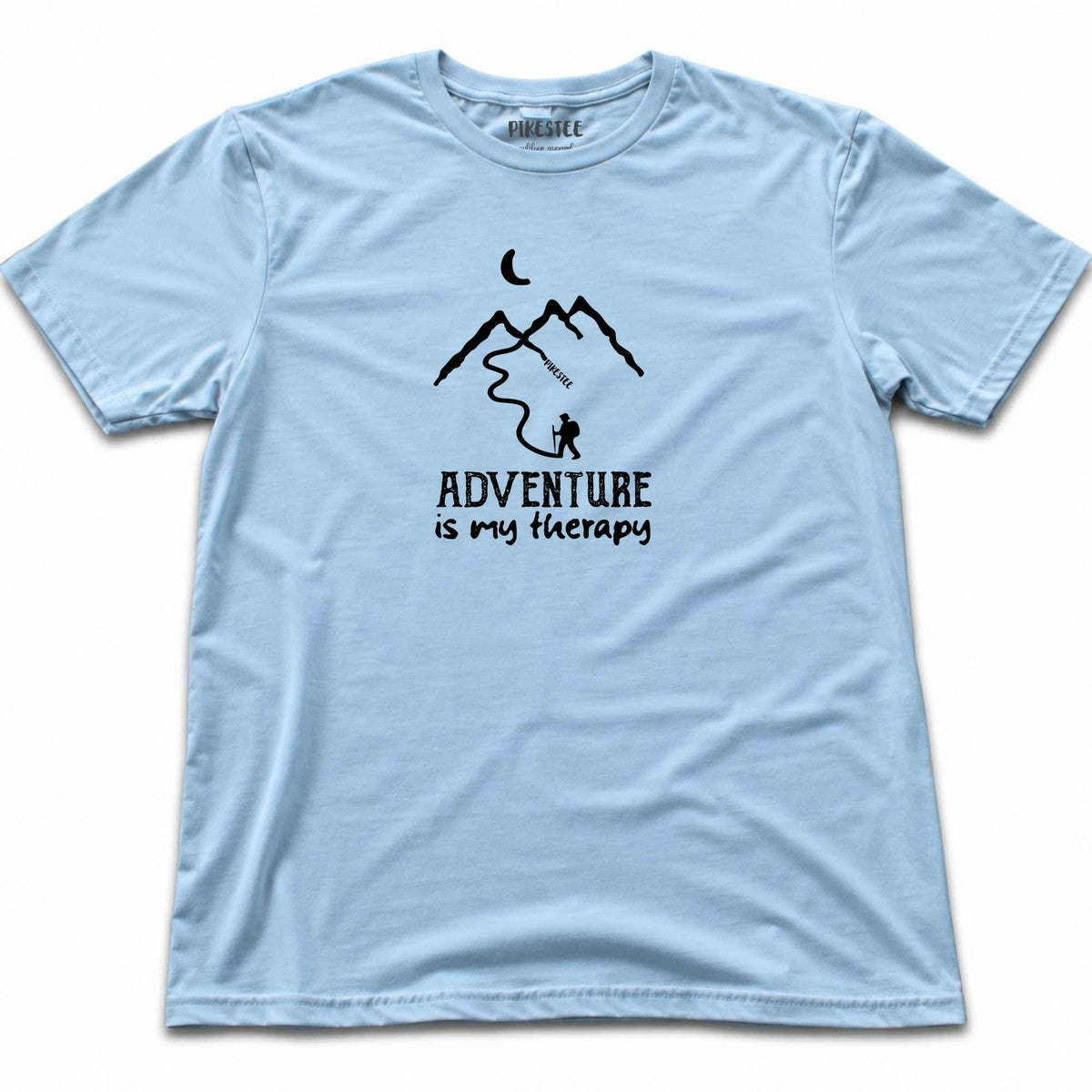 Adventure Is My Therapy T-shirt - Light Blue