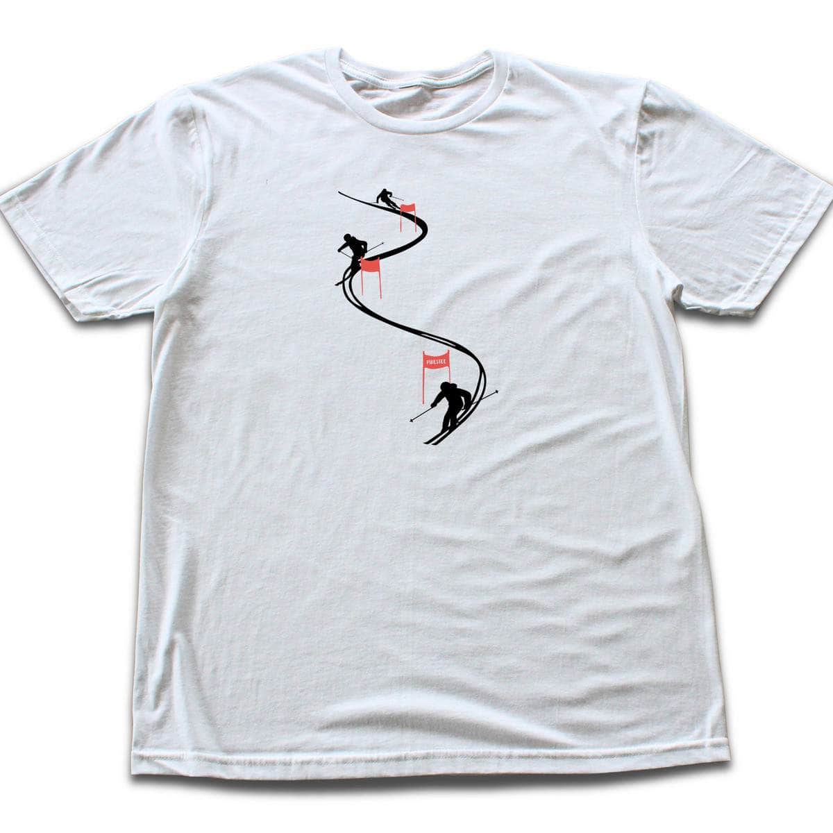 Ski Flags T-shirt - White