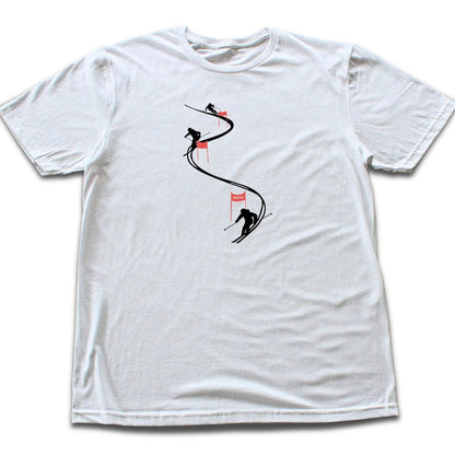 Ski Flags T-shirt - White