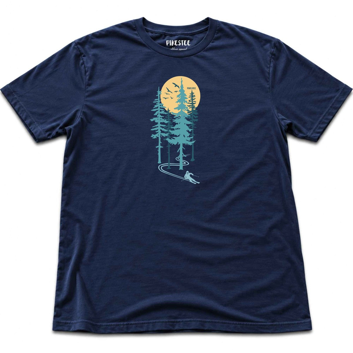 Ski Man Freeride T-shirt - Navy