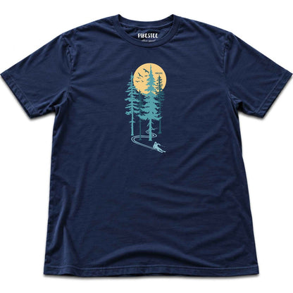 Ski Man Freeride T-shirt - Navy