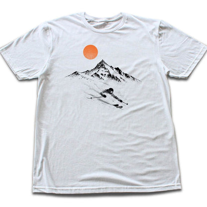 Ski Flow Landscape T-shirt - White