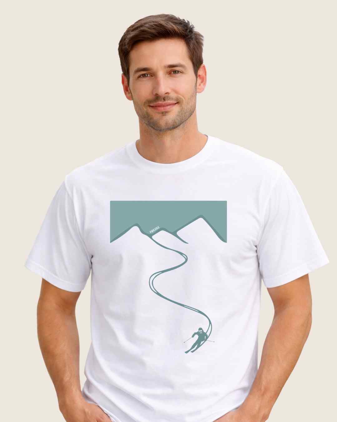 Ski Path Mountain T-shirt