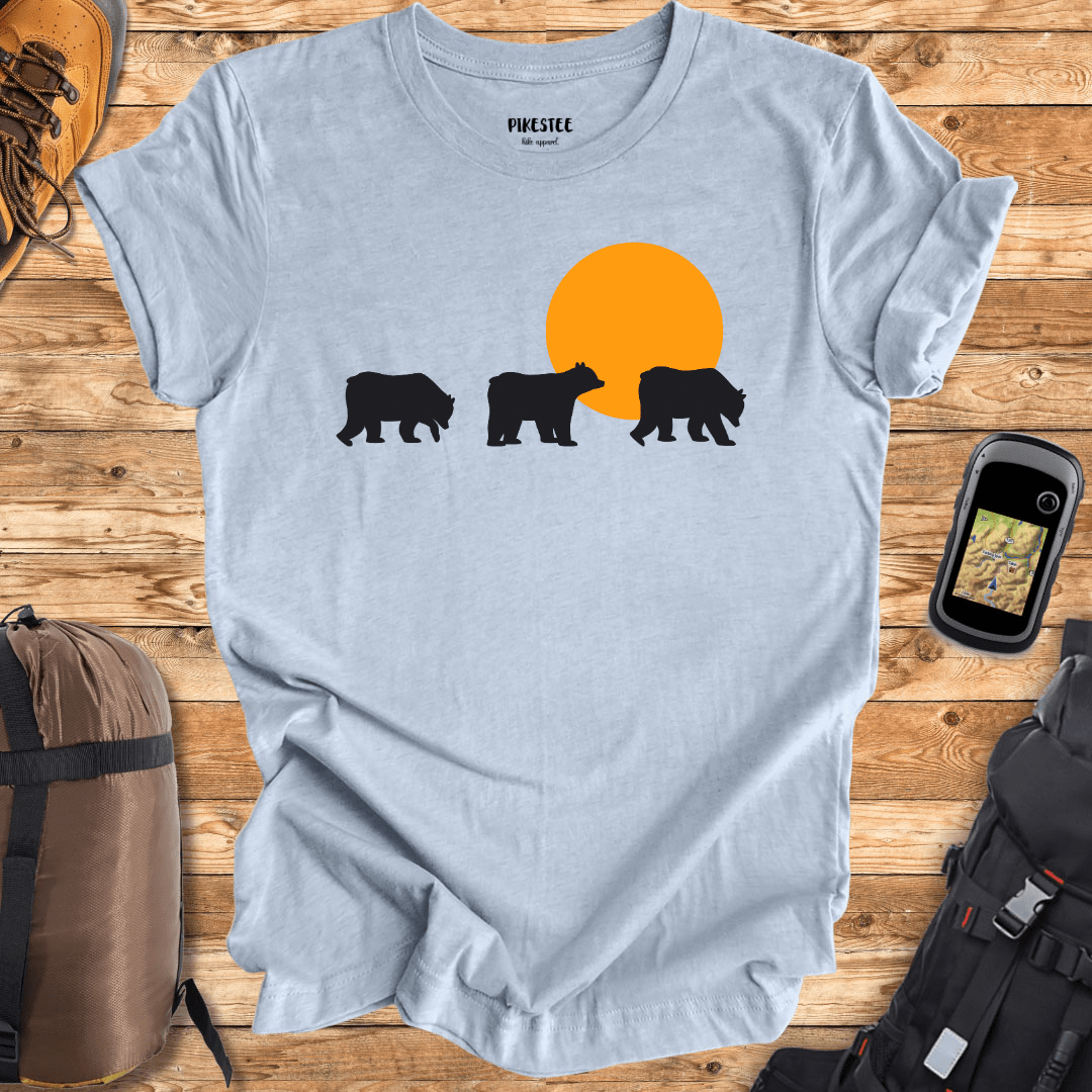 Bear Family Graphic T-shirt