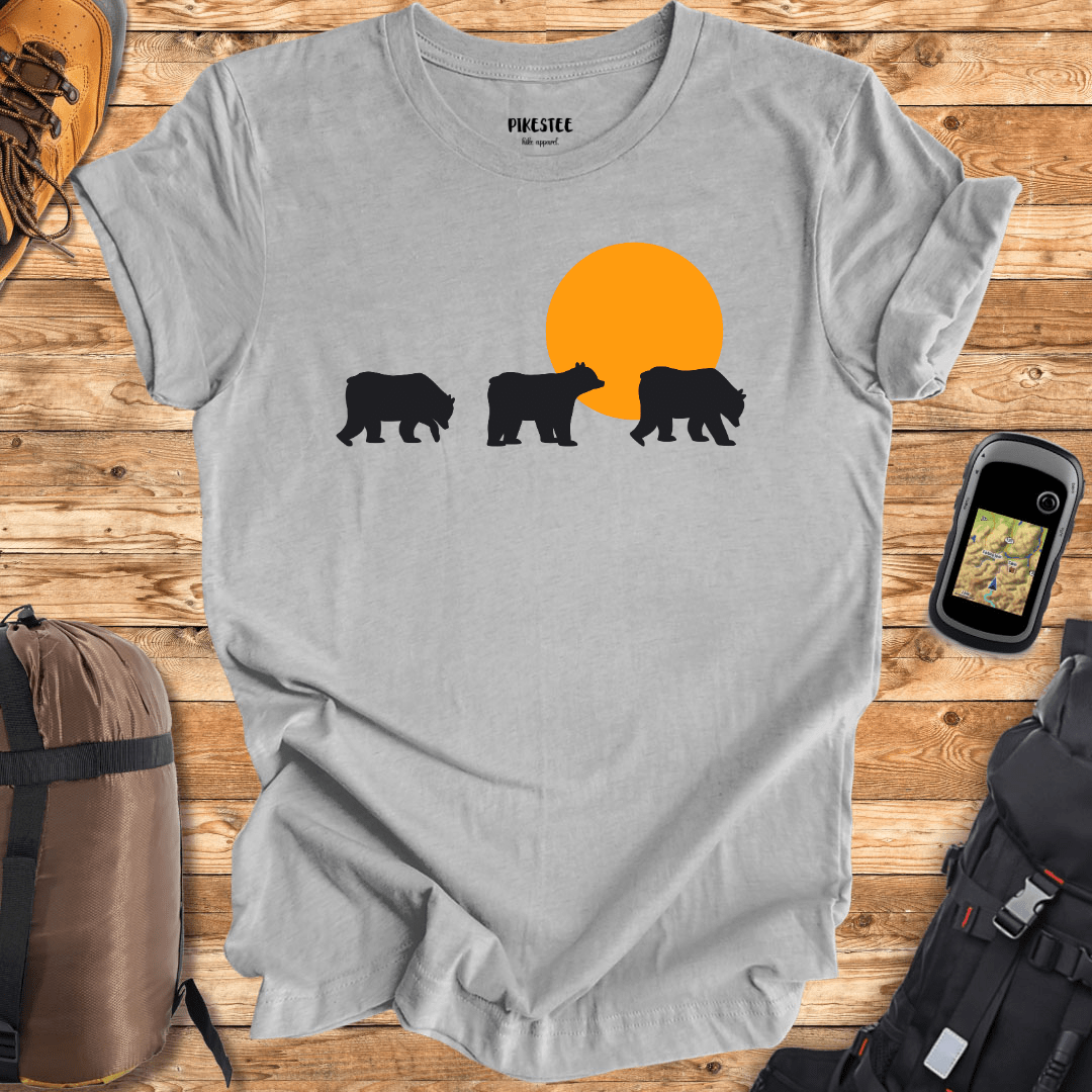 Bear Family Graphic T-shirt