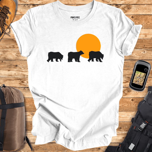 Bear Family Graphic T-shirt