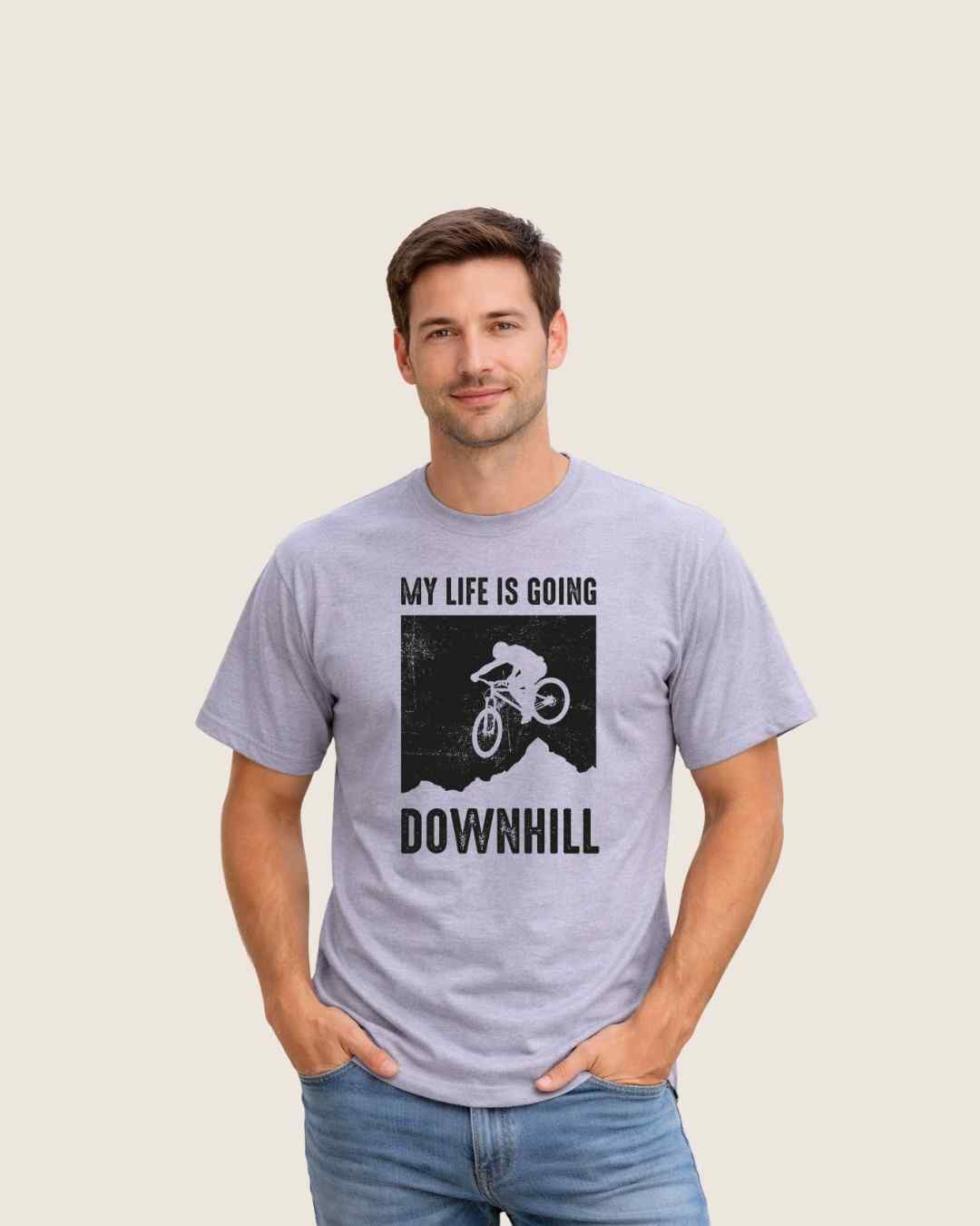 My Life Is Going Downhill Bike T-shirt
