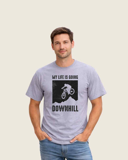 My Life Is Going Downhill Bike T-shirt
