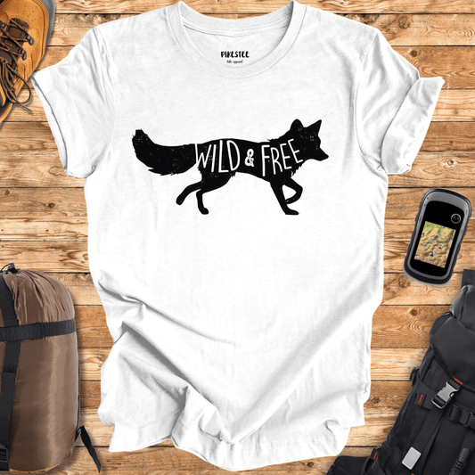 Wild and Free Fox Graphic T-shirt