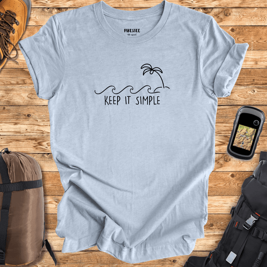 Keep It Simple Beach Graphic T-shirt