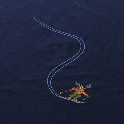 Moose Ski Turn T-shirt - Navy - hero