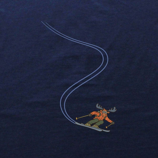 Moose Ski Turn T-shirt - Navy - hero