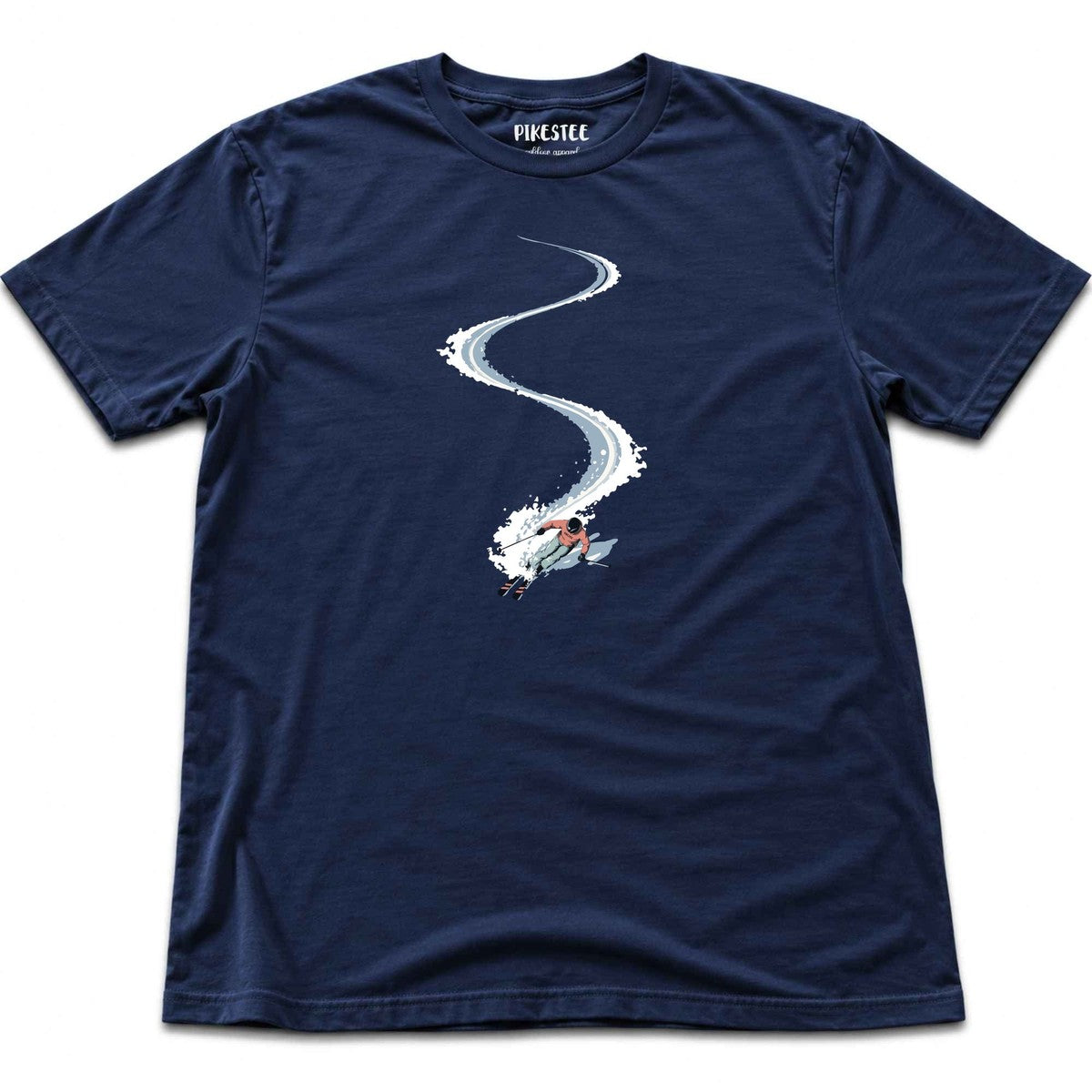 Snow Slalom T-shirt - Navy