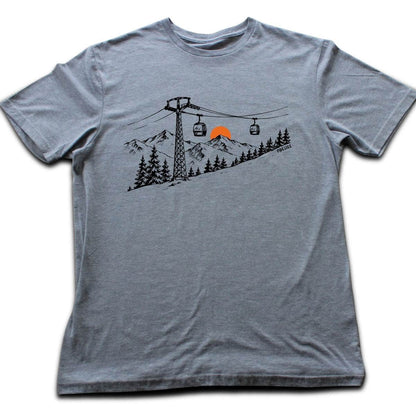 Handdrawn Telecabin T-shirt - Sport Grey
