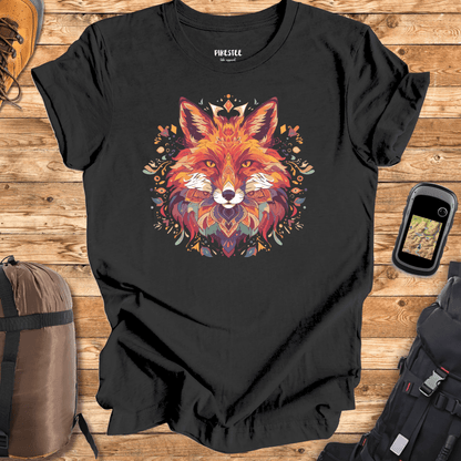 Colorfull fox Mandala Graphic T-shirt