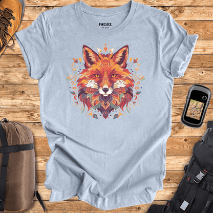 Colorfull fox Mandala Graphic T-shirt