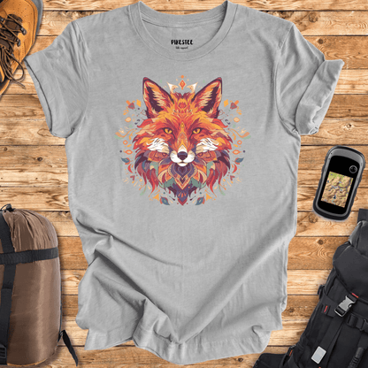 Colorfull fox Mandala Graphic T-shirt