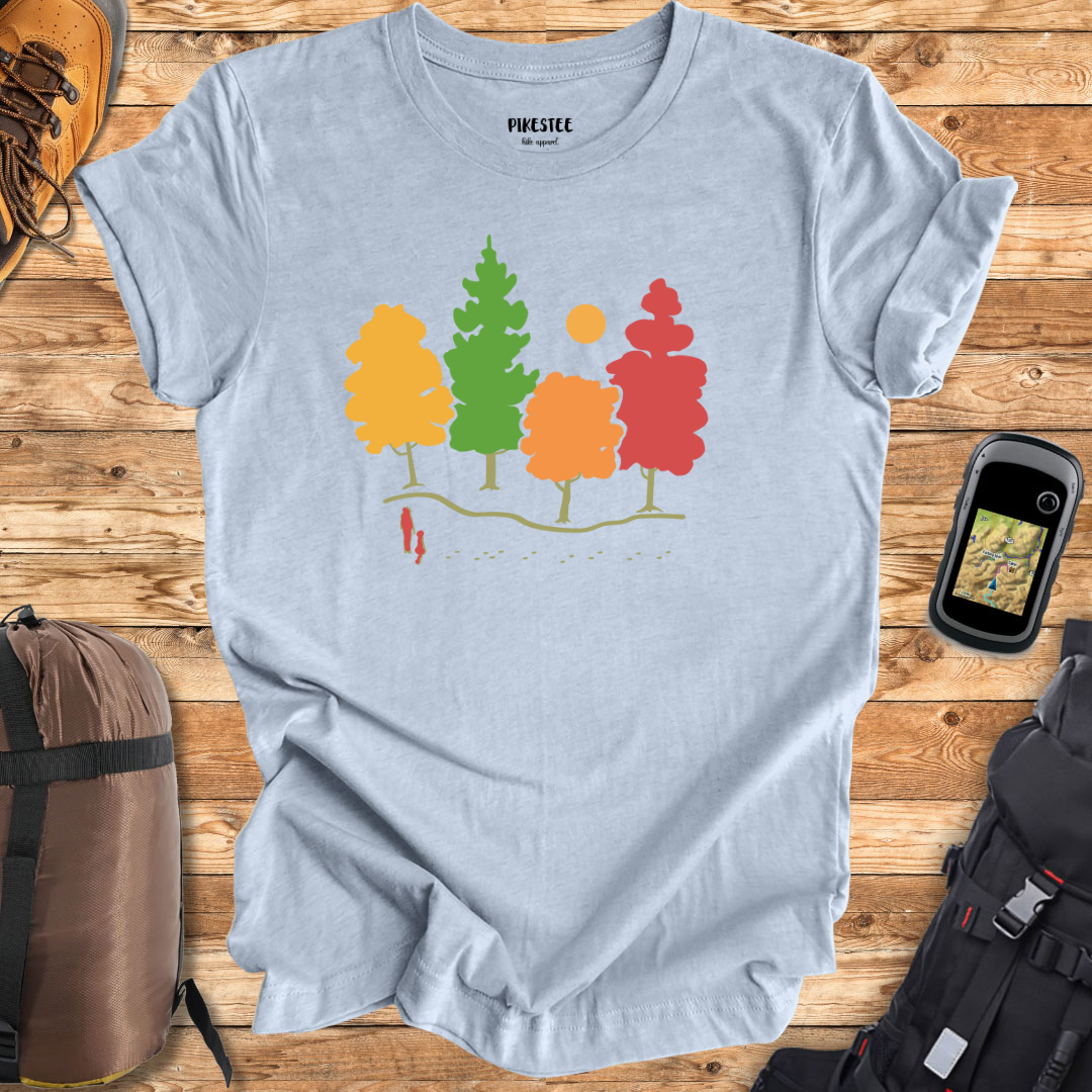 Autumn Landscape Graphic T-shirt