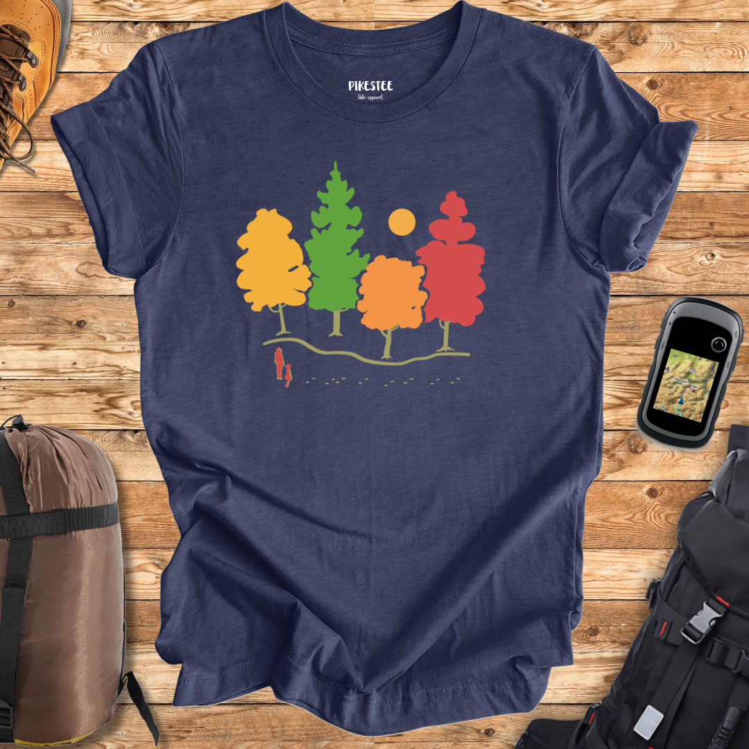 Autumn Landscape Graphic T-shirt