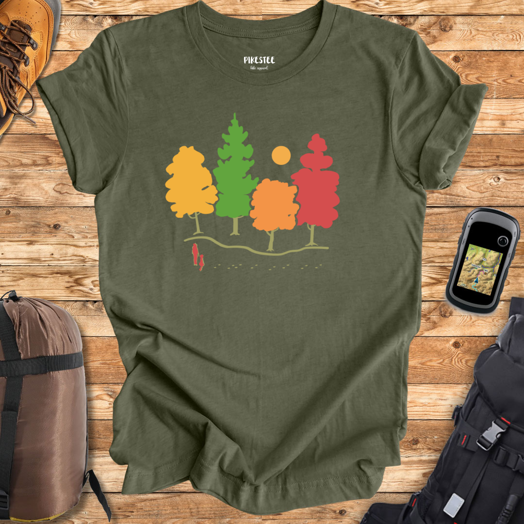 Autumn Landscape Graphic T-shirt