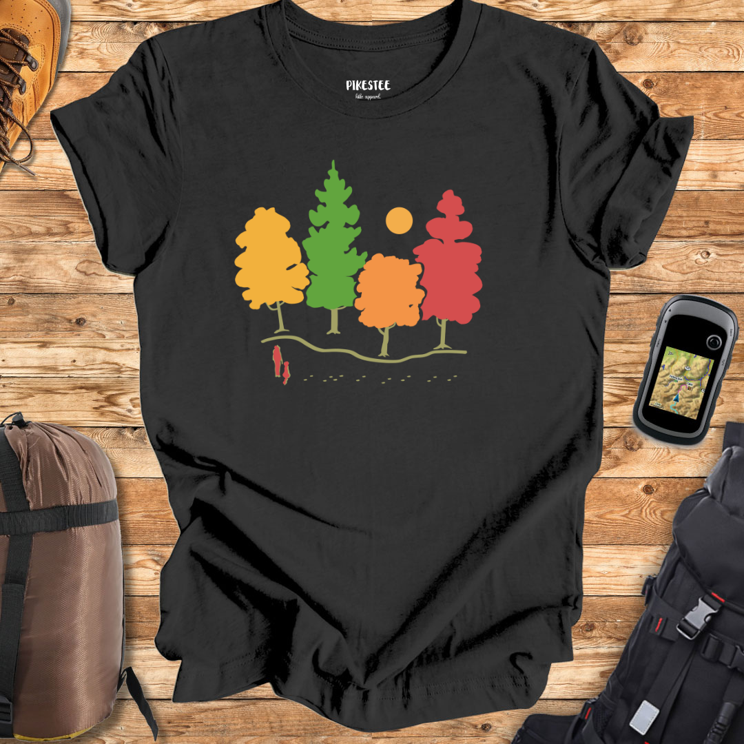 Autumn Landscape Graphic T-shirt