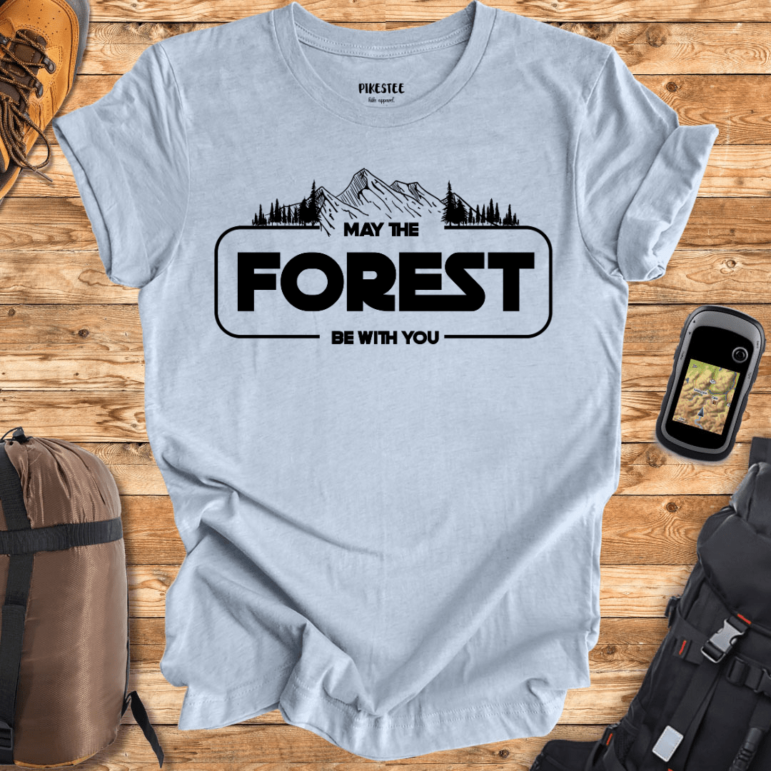 "May The Forest Be With You" graphic T-shirt