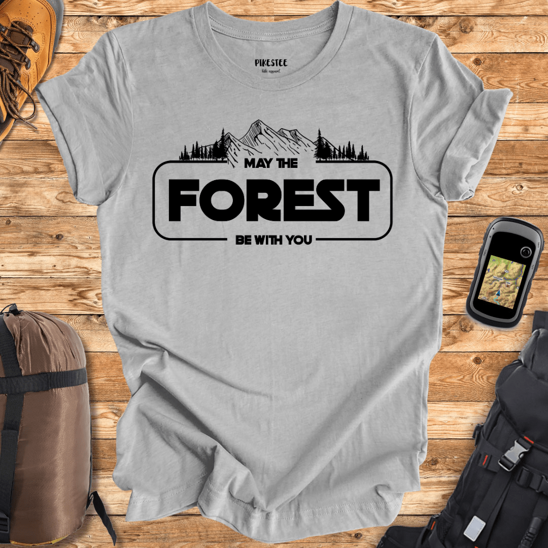 "May The Forest Be With You" graphic T-shirt