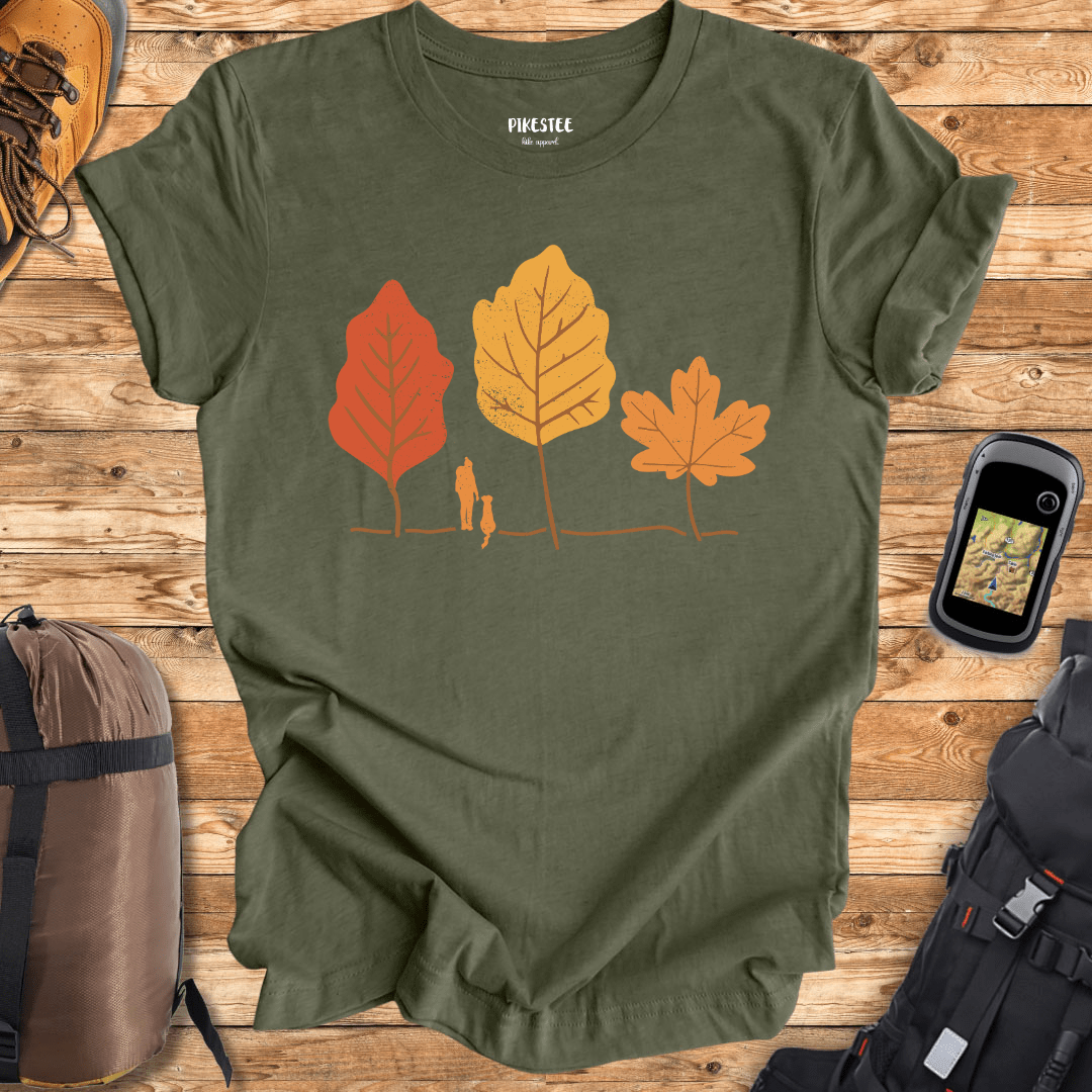 Hike Autumn Forest Graphic T-shirt