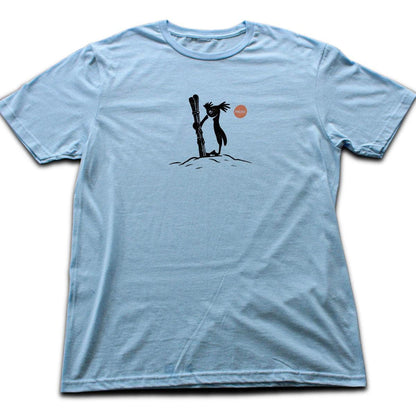 Ski Penguin Sun T-shirt - Light Blue