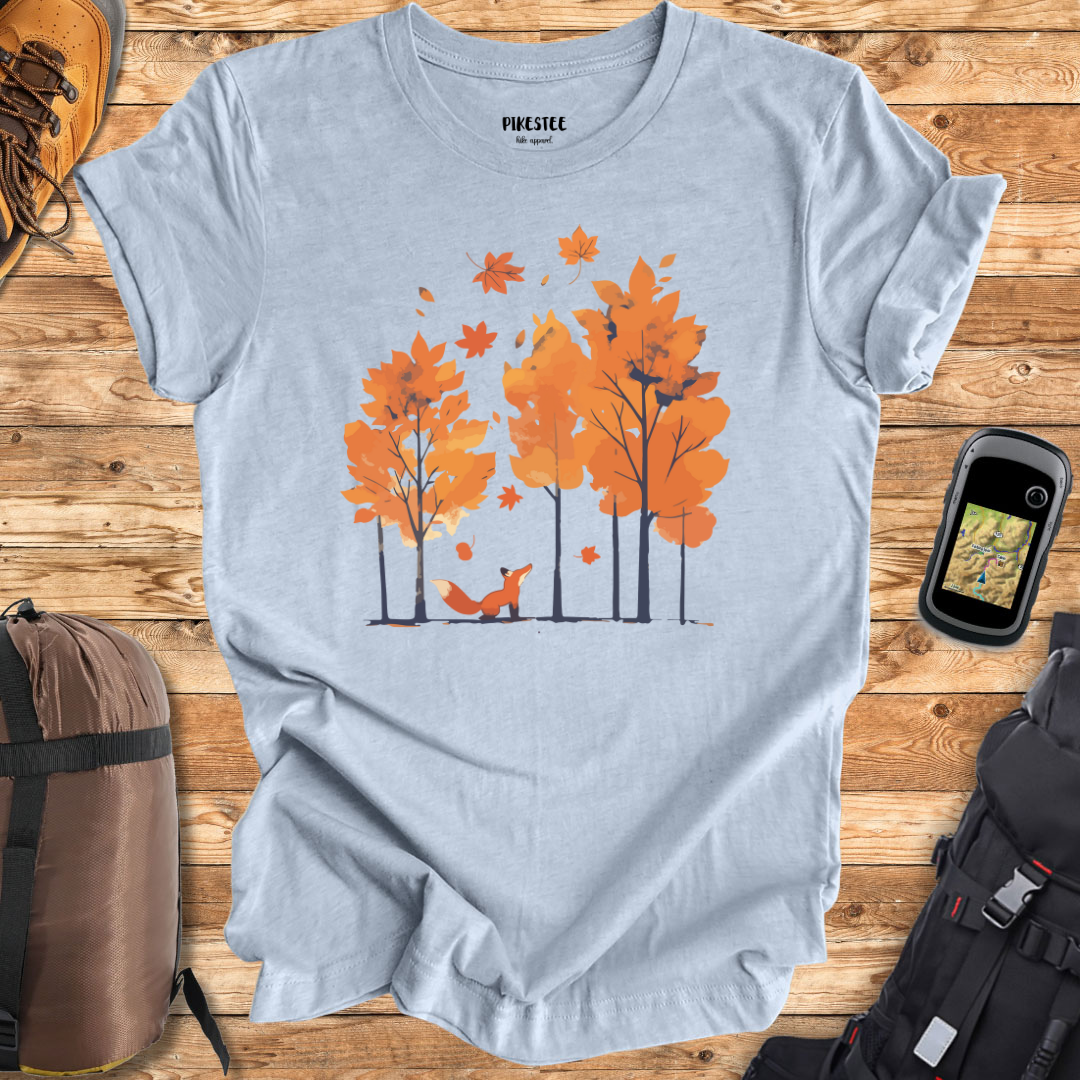 Fall Fox graphic T-shirt