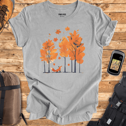 Fall Fox graphic T-shirt