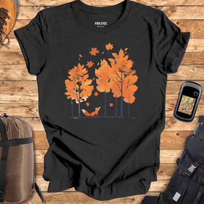 Fall Fox graphic T-shirt