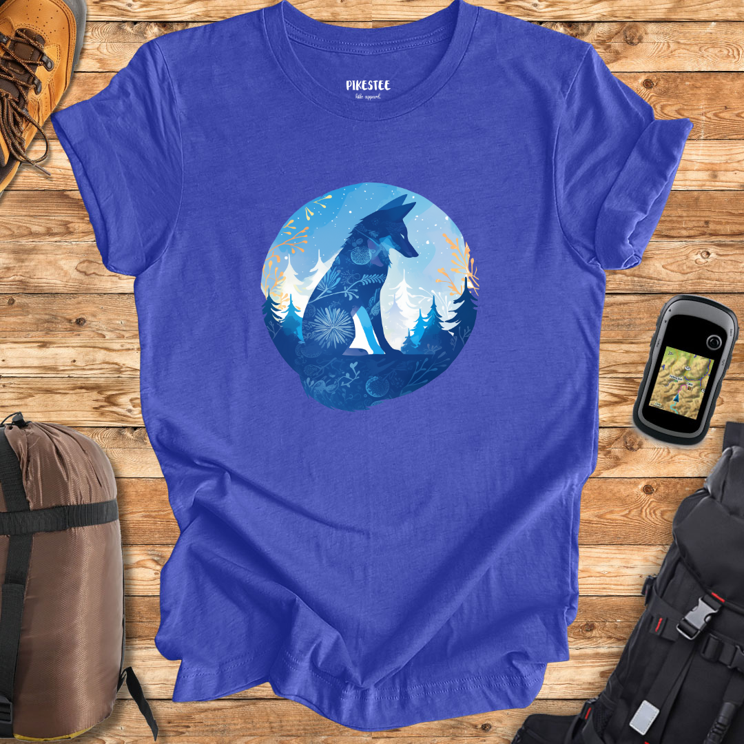 Blue Fox graphic T-shirt