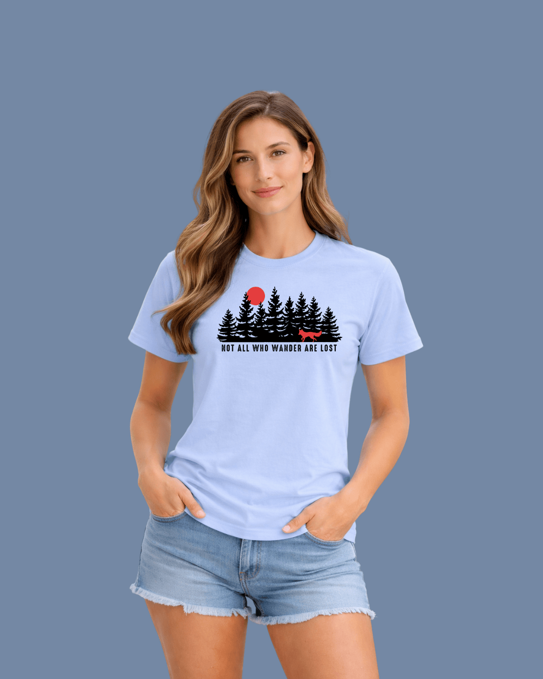 Not All Who Wander Are Lost Fox T-shirt