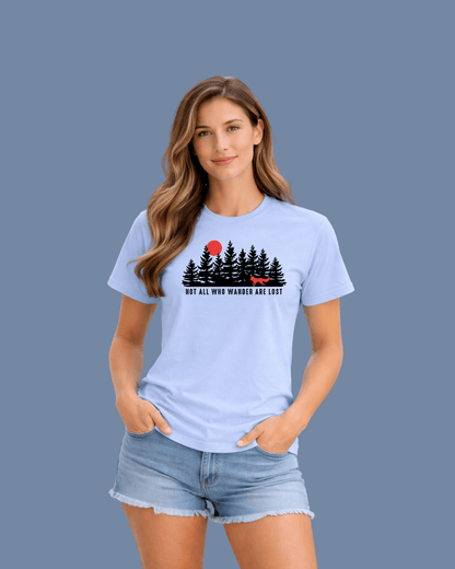 Not All Who Wander Are Lost Fox T-shirt