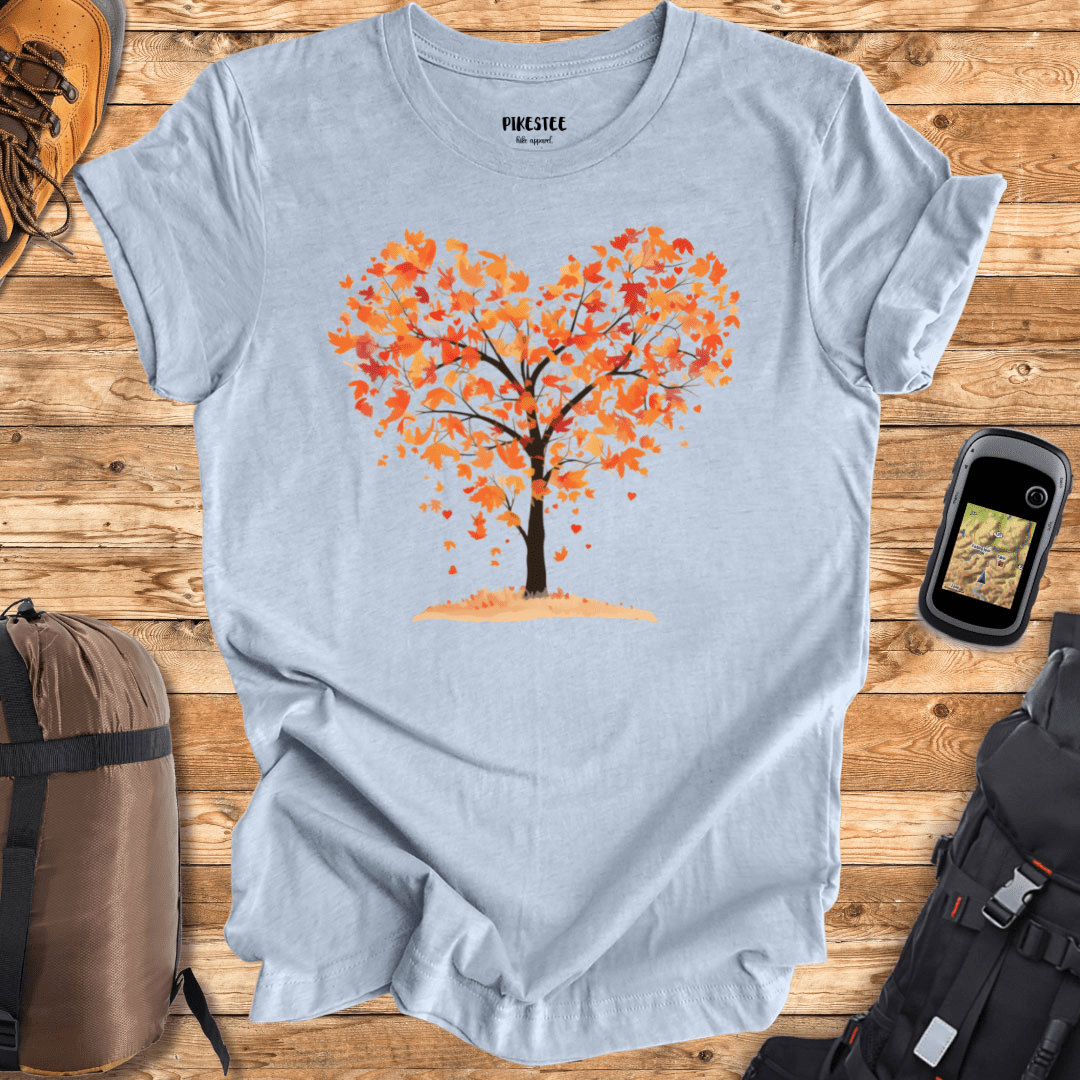 Autumn Tree Heart T-shirt