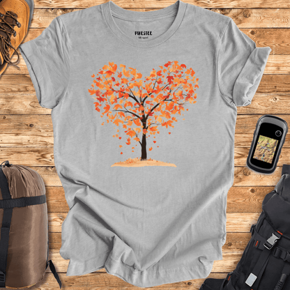 Autumn Tree Heart T-shirt