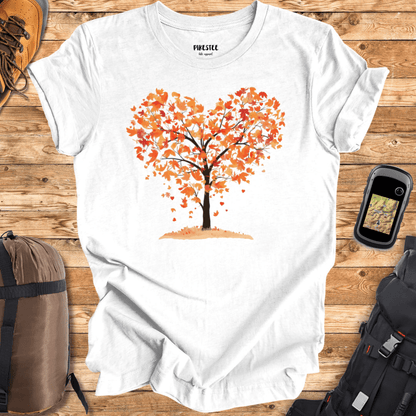 Autumn Tree Heart T-shirt