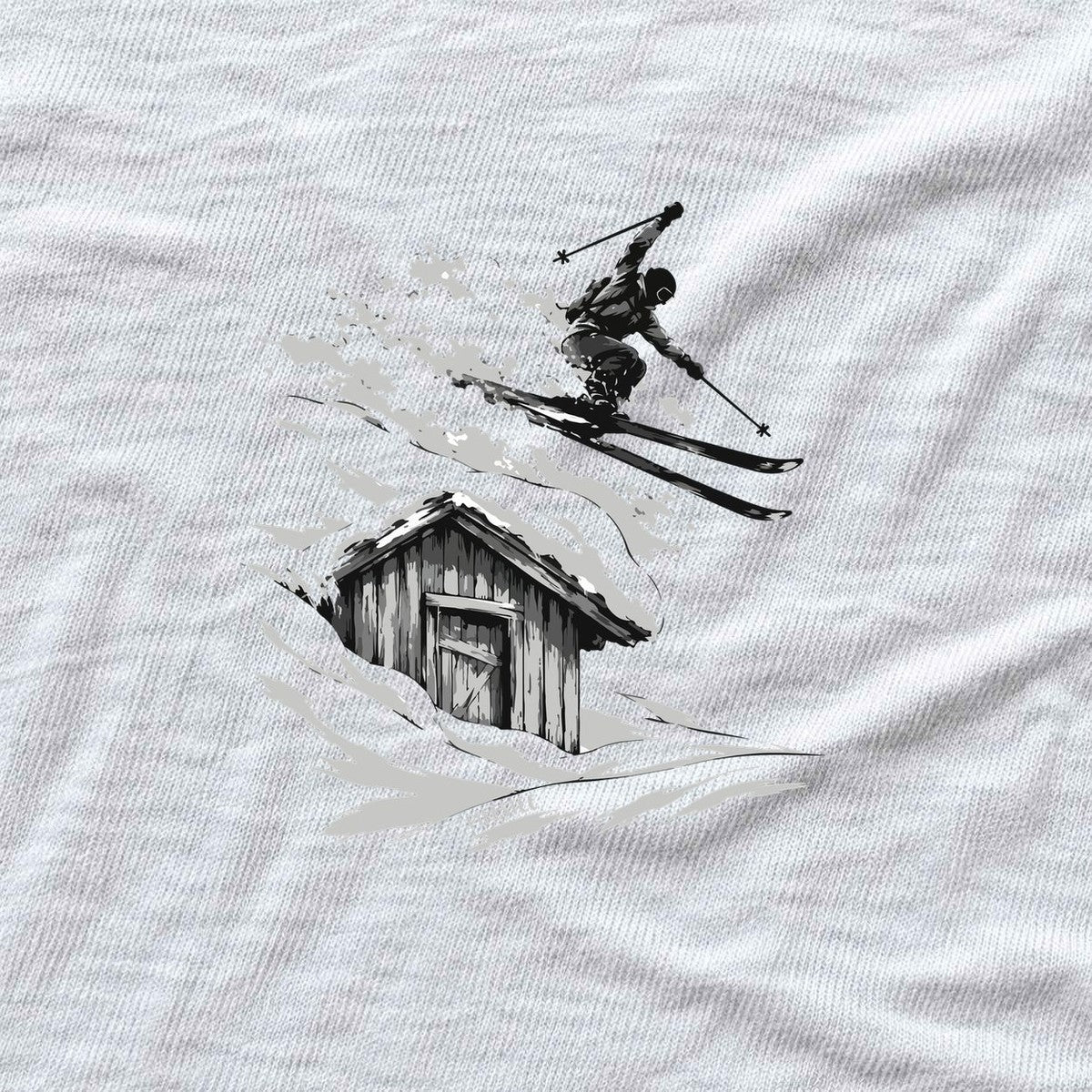 Cabin Jumpski T-shirt - White - hero