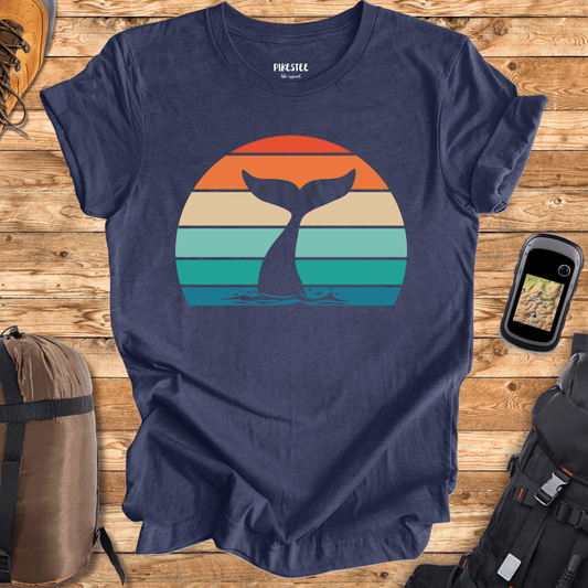 Colorfull Whale Tail T-shirt