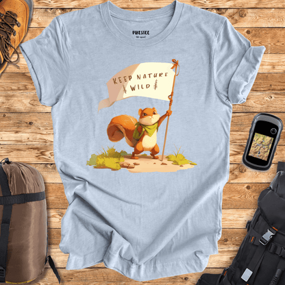 Keep Nature Wild Squirrel T-shirt