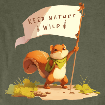 Keep Nature Wild Squirrel T-shirt