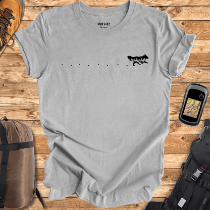 Dog Forest Path T-shirt