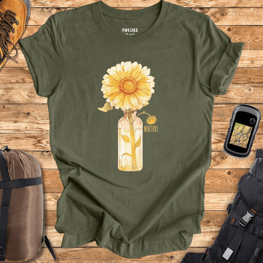 Nurture Sun Flower Bottle T-shirt