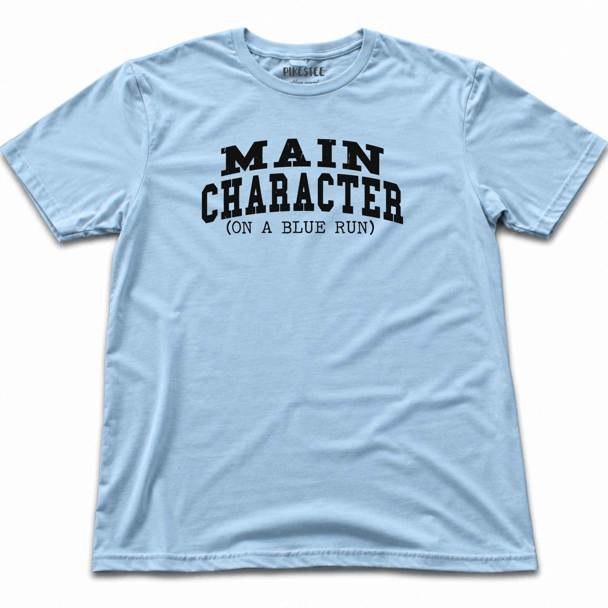 Main Character Typo T-shirt - Light Blue