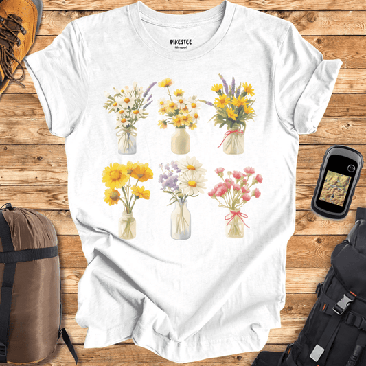 Flowers Bottles T-shirt