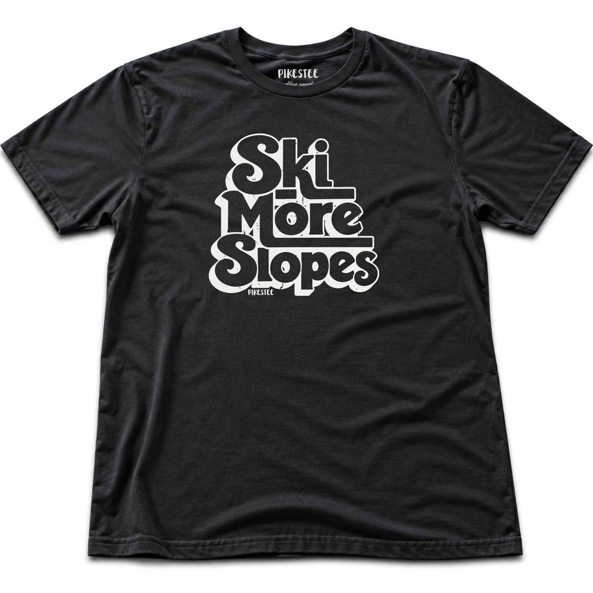 Ski More Slopes T-shirt - Black