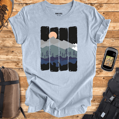 Nigh Landscape Fox T-shirt