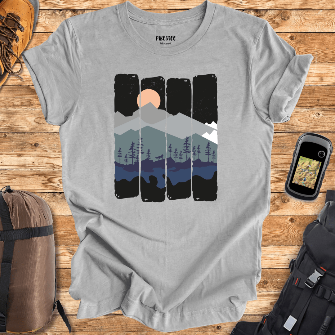 Nigh Landscape Fox T-shirt