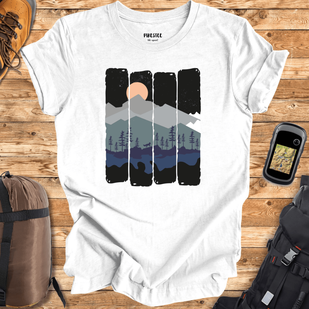 Nigh Landscape Fox T-shirt